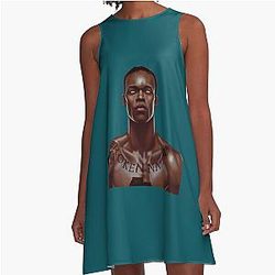 Israel Adesanya 
The Last style bender 
A-Line Dress