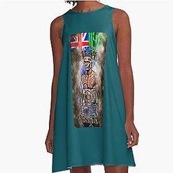 Israel Adesanya - Broken Native D2 Phone Cases A-Line Dress