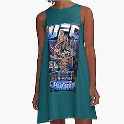 Israel Adesanya D1 Premium A-Line Dress