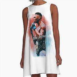 Israel Adesanya T Shirt A-Line Dress