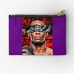 Israel Adesanya Poster Zipper Pouch
