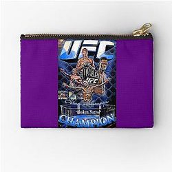 Israel Adesanya Collage D1 Premium Zipper Pouch