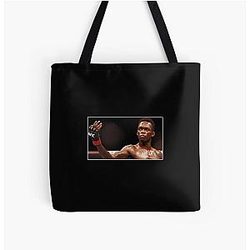 Israel Adesanya T Shirt Israel Adesanya Come To Me UFC All Over Print Tote Bag
