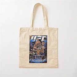 Israel Adesanya Collage D1 Premium Cotton Tote Bag