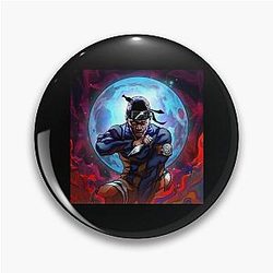 Israel Adesanya Ninja The Last Style Bender Pin