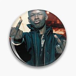 Israel Adesanya Flip Finger T shirt Fight Pin