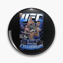 Israel Adesanya Collage D-1 Premium Pin