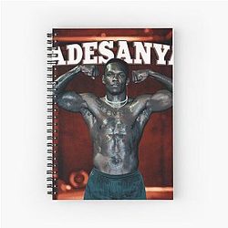 Israel Adesanya 281 T Shirt Fighting Spiral Notebook