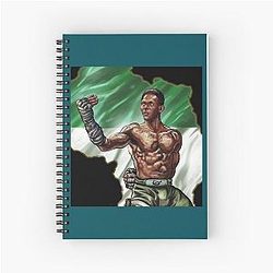 Israel Adesanya 
The Last stylebender Spiral Notebook