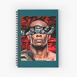 Israel Adesanya Style Bender UFC 276 Shirt Notebook