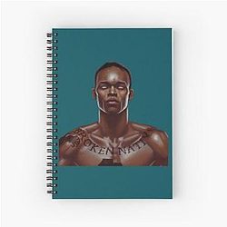 Israel Adesanya 
The Last Style Bender Spiral Notebook