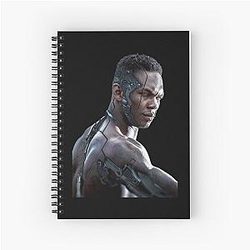 Israel Adesanya Machine God The Last Style Bender Spiral Notebook