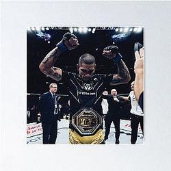 Alex Poatan Pereira vs. Israel Adesanya UFC 281 Middleweight Champion Poster