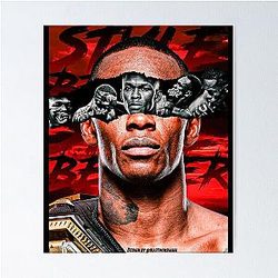 Israel Adesanya UFC 276 Style Bender Poster Shirt