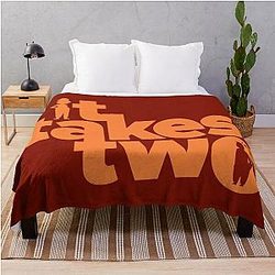 It Takes Two Throw Blanket