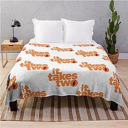 It Takes Two Throw Blanket