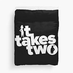 Action Adventure It Takes Two Game Duvet Cover