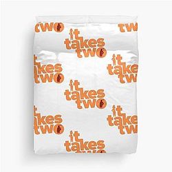 It Takes Two Duvet Cover