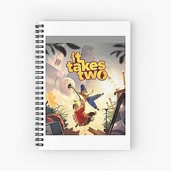 It takes two Spiral Notebook