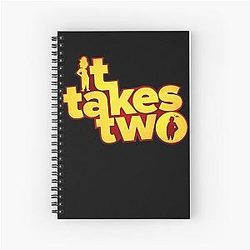Mens My Favorite It Takes Two Christmas Spiral Notebook