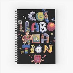 Collaboration It Takes Two Spiral Notebook