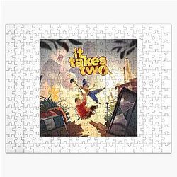 Mens It Takes Two Halloween Jigsaw Puzzle