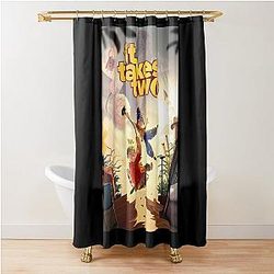 Gift Idea Halloween Game Art Shower Curtain