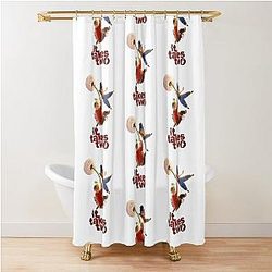 It Takes Two Game Shower Curtain