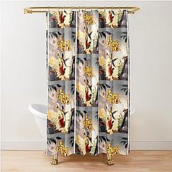 It takes two Graphic Shower Curtain