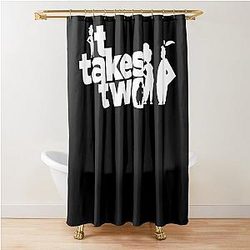 Gift Idea for Game Christmas Shower Curtain