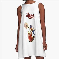 It Takes Two A Line Dress