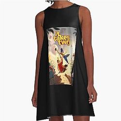 Gift Idea It Takes a Game Art Halloween Dress