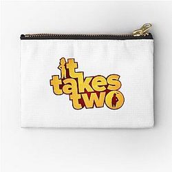 Logo It Takes Two Zipper Pouch