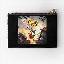 Mens Funny It's a Two Halloween Zipper Pouch