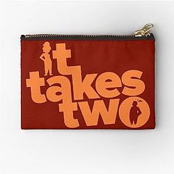 It Takes Tw Logo Zipper Pouch