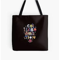 Collaboration it Takes Two All Over Print Tote Bag