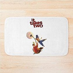 It Takes Two Game Bath Mat