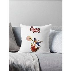 It Takes Two Throw Pillow