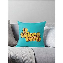 Logo It Takes Two Throw Pillow