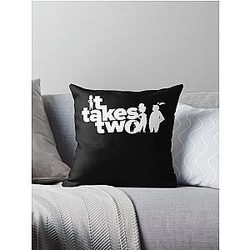 Gifts it Takes Two Christmas Throw Pillow