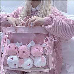Ita Bag Layer Ribbon Deco Tote Bag Large Flagship #1 ItaBag IB0112