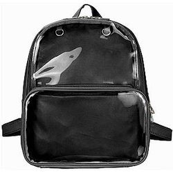 Double Window Candy PU Leather Backpack Flagship #1 ItaBag IB0112