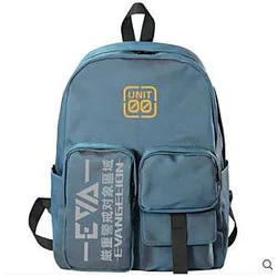 Evangelion Backpacks – Unit-00 Blue School Backpack Merch