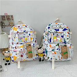 Itabag Backpack - Cow Pattern Vintage School Bag For Students Nylon Backpack