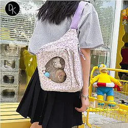 Ita Bag Crossbody - Ladies Leopard Crossbody Chest Bag Kawaii