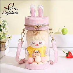 Ita Bag Shoulder Bag - Kawaii Bunny Cartoon Cup Shape Mini Bag For Girls