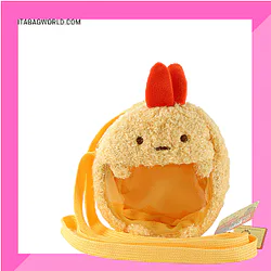 Ita Bag Hand Bag - Japanese Transparent Purse Single Side Plush Badge Show
