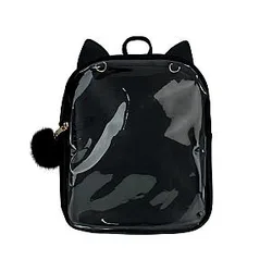 Ita Bag Backpack - Black Sweet Anime Cute Cat Ears Backpack Ita Bag