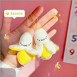 Ita Bag Accessories - Cartoon Plush Banana Keychain