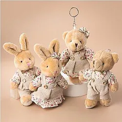 Ita Bag Accessories - Cute Teddy Bear Rabbit Bag Keychain